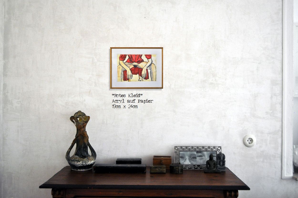 Rotes Kleid