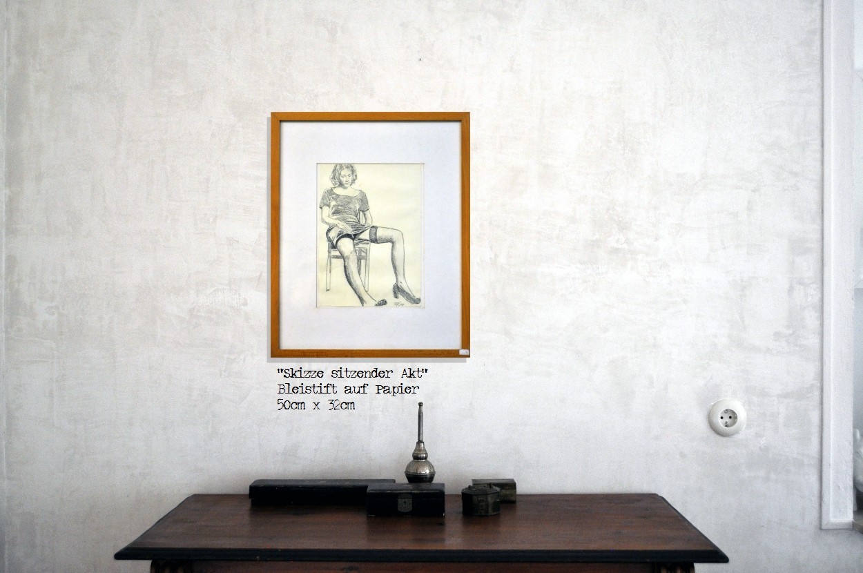 sitzender Akt